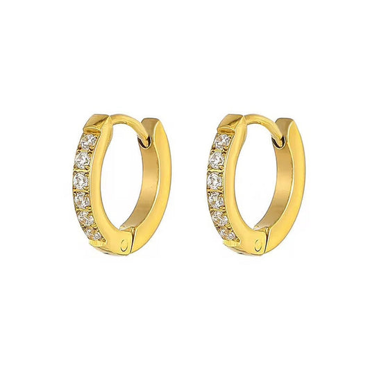 Minimal Everyday Hoop Earrings | Gold and Silver