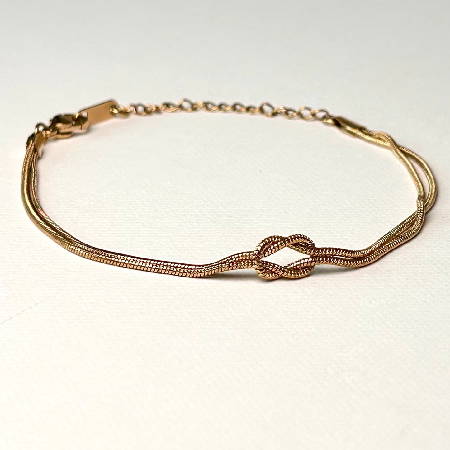 Eternity Bracelet | Gold and Silver Infinity Knot Symbol