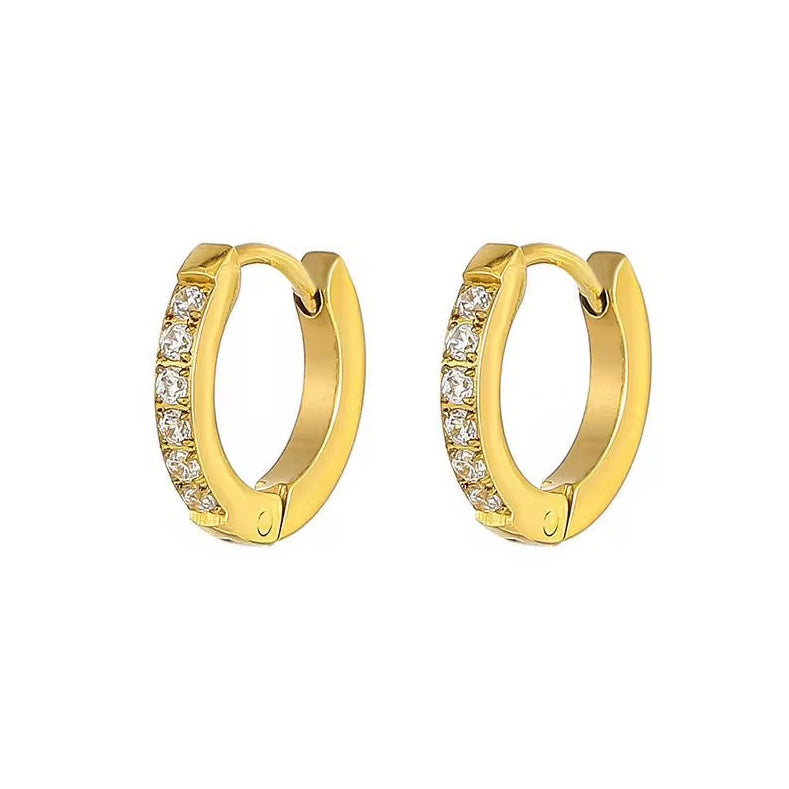 Minimal Everyday Hoop Earrings | Gold and Silver