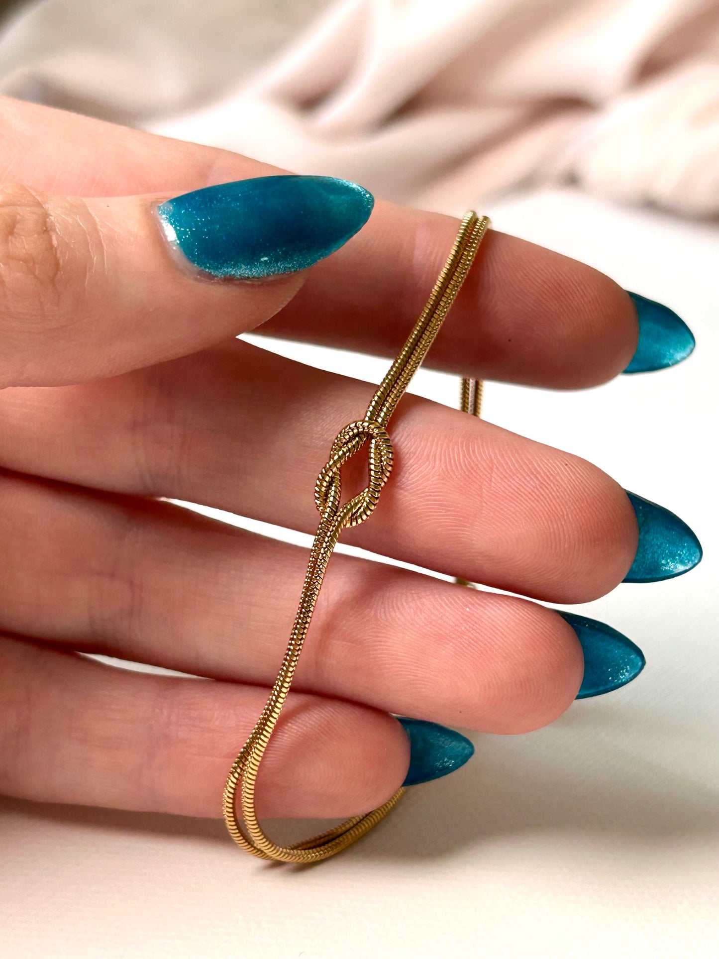 Eternity Bracelet | Gold and Silver Infinity Knot Symbol
