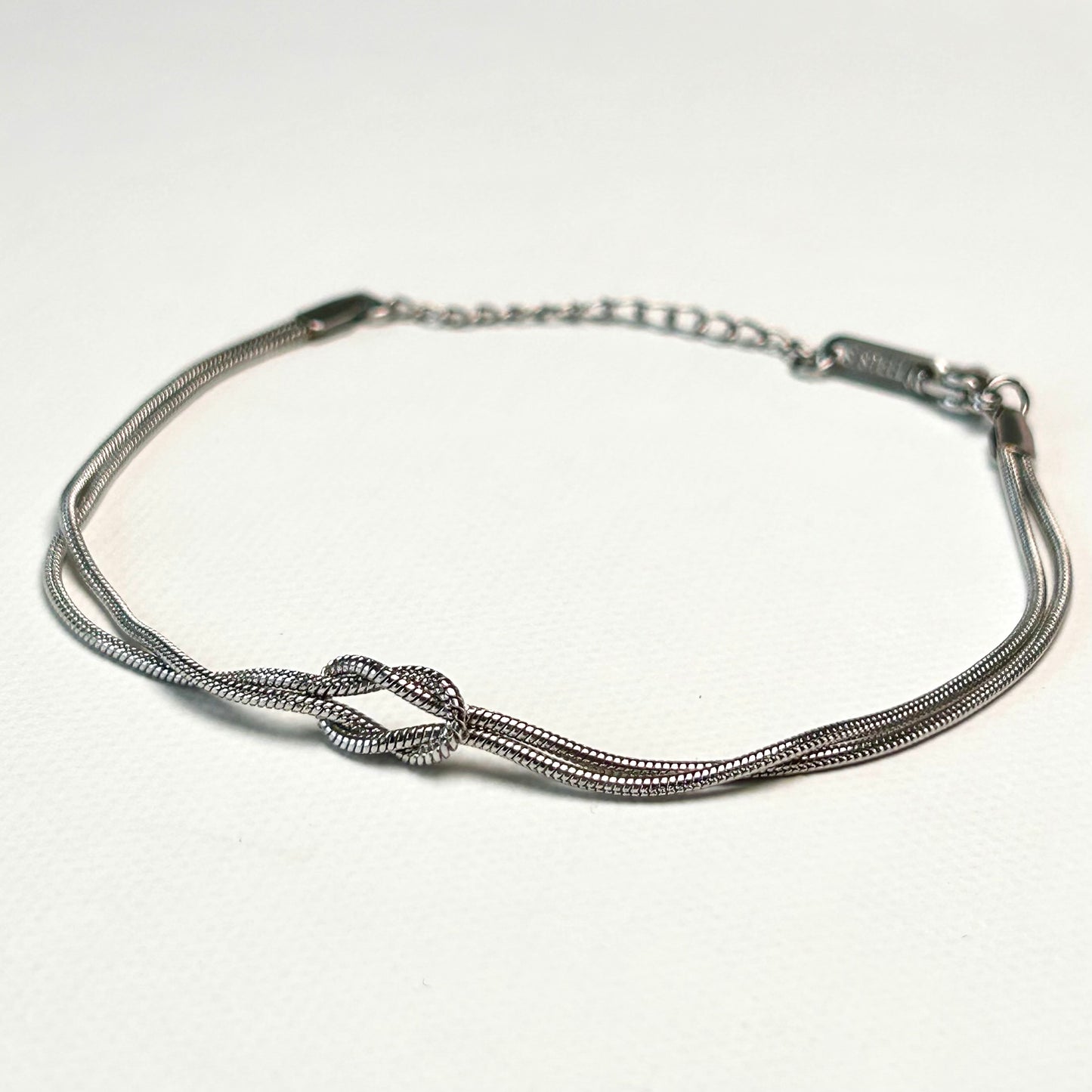 Eternity Bracelet | Gold and Silver Infinity Knot Symbol